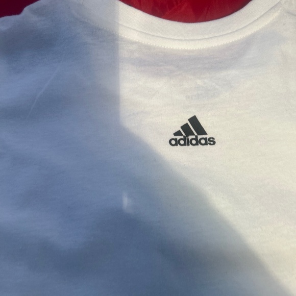 NWT Adidas Pride Multi-Colored Heart Graphic White T-shirt - Picture 5 of 6